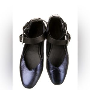 Leather Mary Jane Flats
